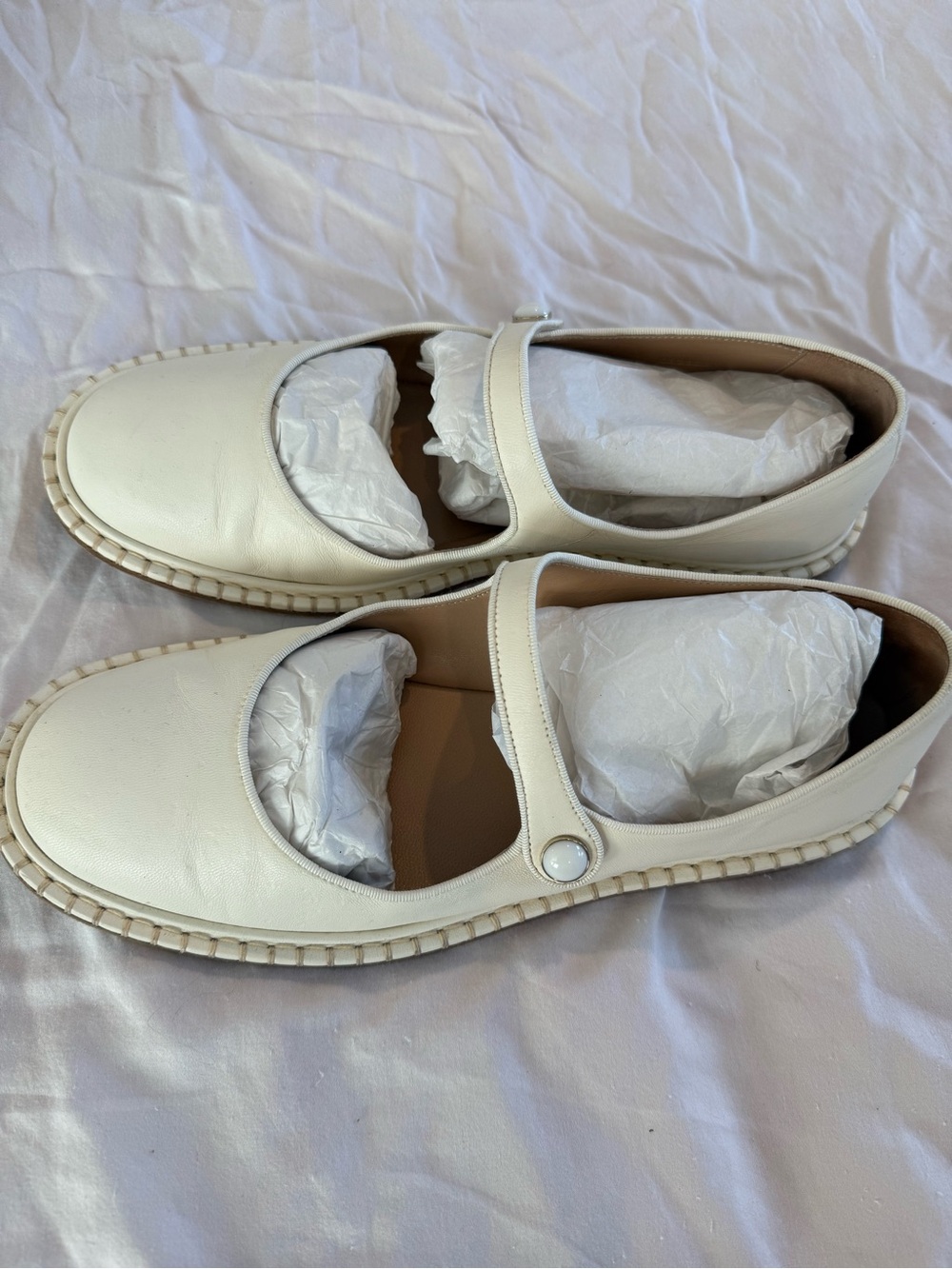 Chloe Rubie Mary Jane Shoes 39 White